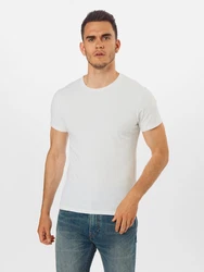 LEVI'S T-Shirt Slim 2 Pack Crewneck marine/weiß