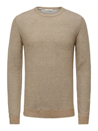 Pullover ''''Slhnewjeff'''' hellbeige