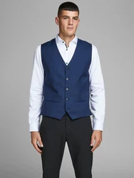 JACK & JONES Anzugweste kobaltblau