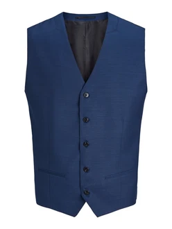 JACK & JONES Anzugweste kobaltblau