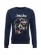 JACK & JONES Sweatshirt ''''JORBEYOND SWEAT CREW NECK'''' navy / gelb / weiß