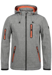 Softshelljacke ''''Ottawa'''' grau / orange