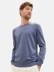 TOM TAILOR Pullover taubenblau