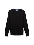 TOM TAILOR Pullover schwarz