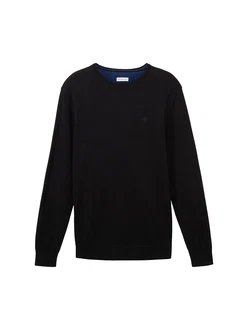 TOM TAILOR Pullover schwarz TOM TAILOR Pullover schwarz