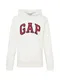 GAP Sweatshirt ''''ARCH PO HD'''' ecru