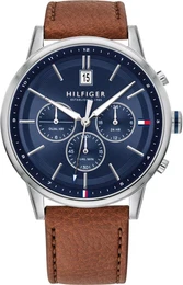 Uhr navy / cognac / silber