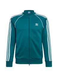 Jacke petrol / weiß