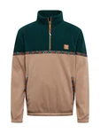 Iriedaily Pullover Monte Noe Dunkelgrün/Beige/Braun