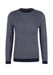 Pullover nachtblau / weiß