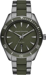 Uhr ''''AX1833'''' dunkelgrau / khaki