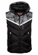 Superdry Weste schwarz / grau