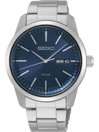 Uhr silber / navy