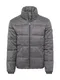 EDC BY ESPRIT Jacke ''''Checked Puffa'''' dunkelgrau