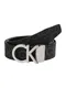 Calvin Klein Gürtel ''''New Mono'''' 3.5cm schwarz / grau