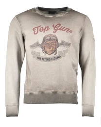 Sweatshirt ''''Smoking Monkey '''' braun