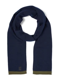 Schal ecru / navy