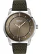 HUGO Uhr khaki / silber