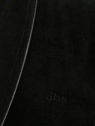 JBS OF DENMARK Bademantel schwarz/weiß