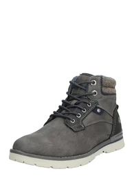 Schnürboots taupe / dunkelgrau