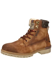 MUSTANG Schnürboots (Winterboots) braun/dunkelbraun
