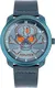 POLICE Quarzuhr ''''Bleder PL15714JSBL.03'''' himmelblau / neonorange
