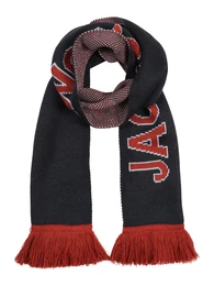 Schal ''''MAC'''' navy / weinrot