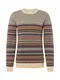 Lindbergh Pullover ''''Jacquard knit'''' beige / grau / rot