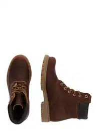 Stiefelette dunkelbraun / schwarz