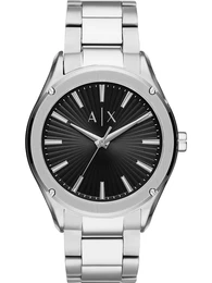 Uhr schwarz / silber