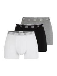 CR7 Cristiano Ronaldo Boxershorts graumeliert/schwarz/wei