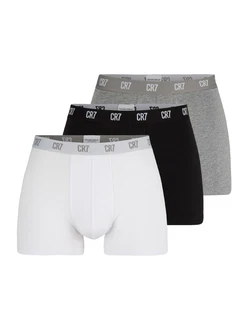 CR7 Cristiano Ronaldo Boxershorts graumeliert/schwarz/wei