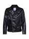 JACK & JONES Lederjacke ''''RHIPE BIKER'''' schwarz