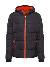 Jacke schwarz / dunkelorange