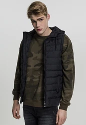 Urban Classics Weste Small Bubble Hooded Vest schwarz