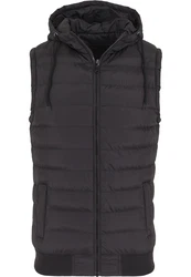 Urban Classics Weste Small Bubble Hooded Vest schwarz