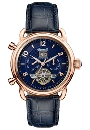 INGERSOLL Automatikuhr ''''The New England Automatic'''' dunkelblau / rosegold