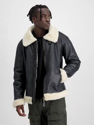 Alpha Industries Jacke 'B3 FL' schwarz