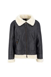 Alpha Industries Jacke 'B3 FL' schwarz