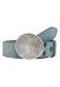 RETTUNGSRING by showroom 019 Ledergrtel ''''Gump'''' hellblau / silber