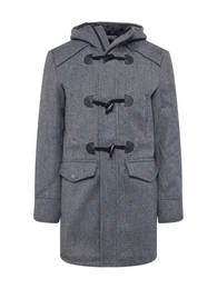 Dufflecoat ''''Liam Solid'''' grau