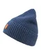 KnowledgeCotton Apparel Mütze ''''Ribbing'''' blau