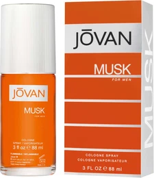 Jovan Cologne ''''Musk for men'''' orangerot / weiß