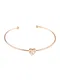 Ted Baker Nramek ''''HASINA: CRYSTAL HEART ULTRA FINE CUFF''''  rov zlat