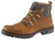 YELLOW CAB Schnürboots braun / greige