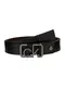 Calvin Klein Ledergürtel ''''SIGNATURE 3.5CM'''' dunkelbraun / schwarz