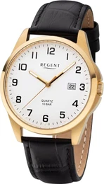 Uhr gold / schwarz / weiß
