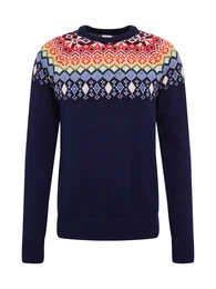 Pullover ''''FAIRISLE YOKE CREW'''' navy / mischfarben
