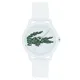 LACOSTE Quarzuhr ''''.12.12 Holiday Capsule'''' smaragd / silber / weiß