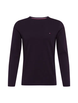 TOMMY HILFIGER Shirt STRETCH SLIM FIT LONG SLEEVE navy/rot/schwarz/wei